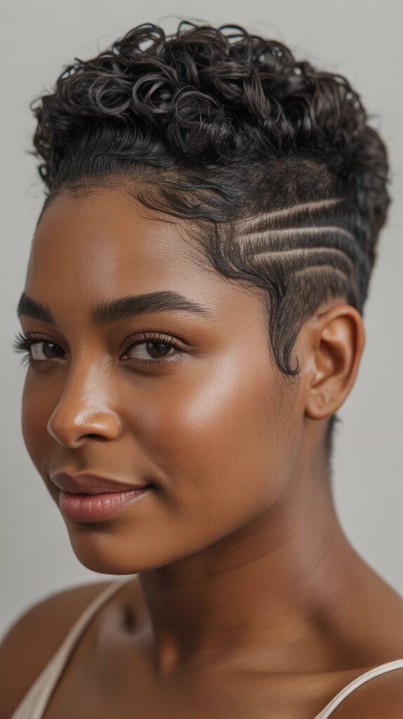 Short Natural with Temple Taper