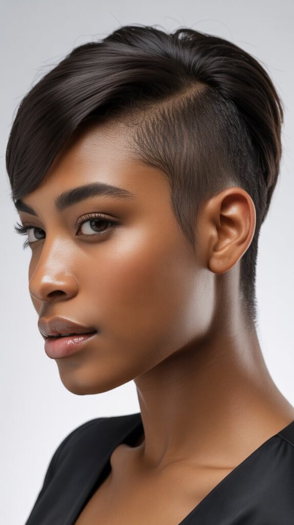 The Tapered Cut with Side Part