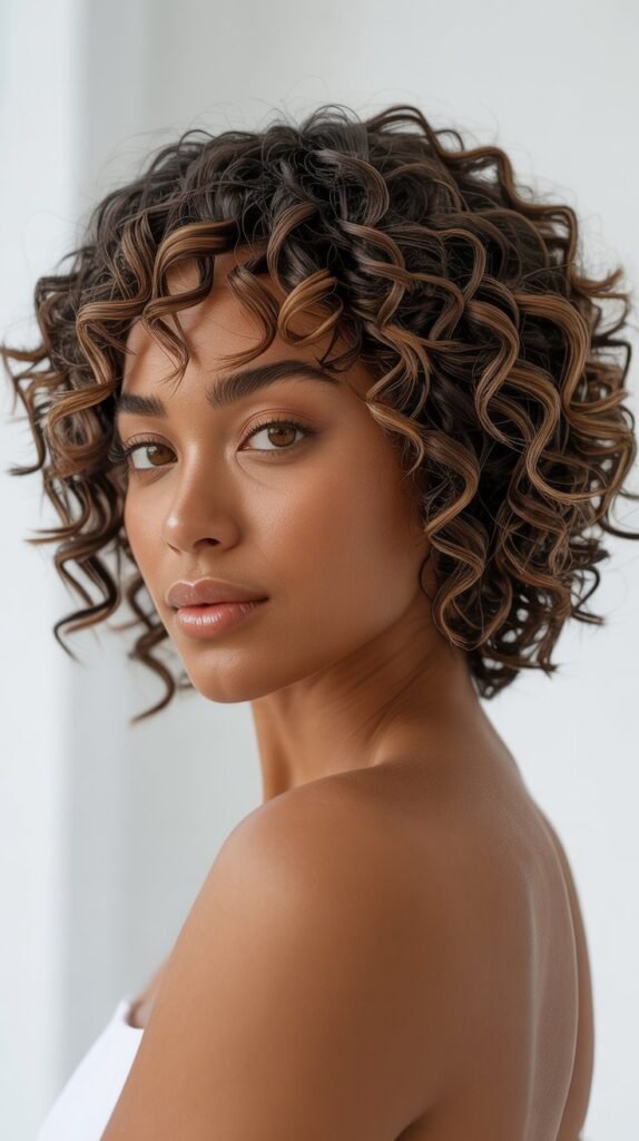 The Curly Natural Bob