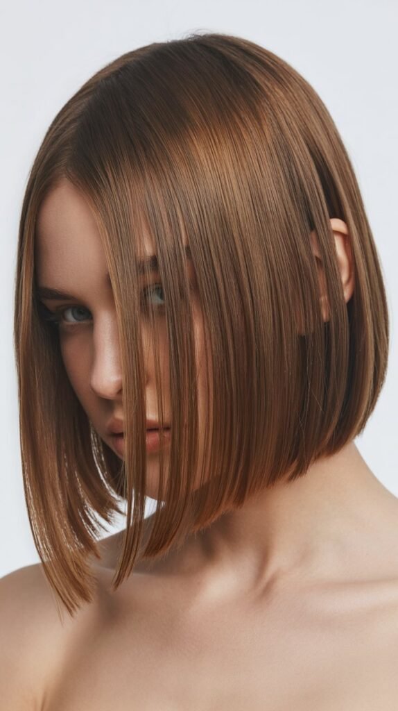 Sleek Straight Long Bob