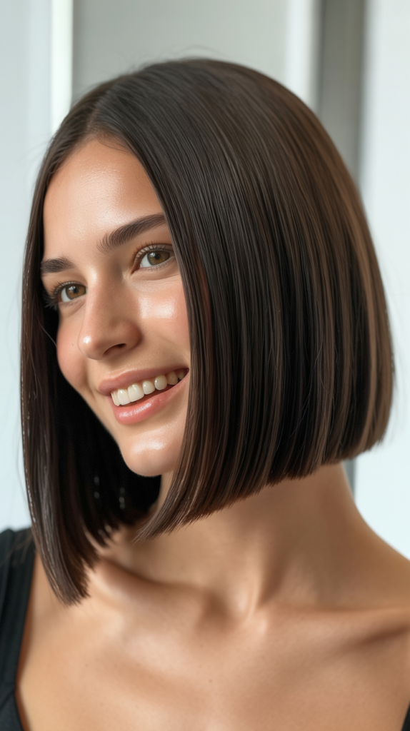 Straight Collarbone Bob