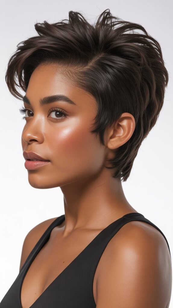 Textured Pixie with Volume