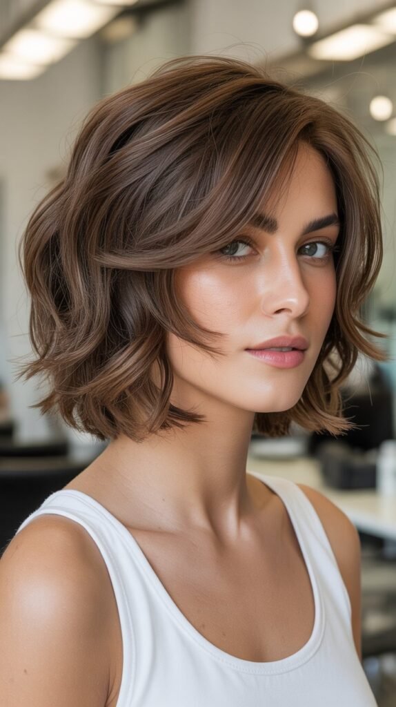 Tousled Layered Bob