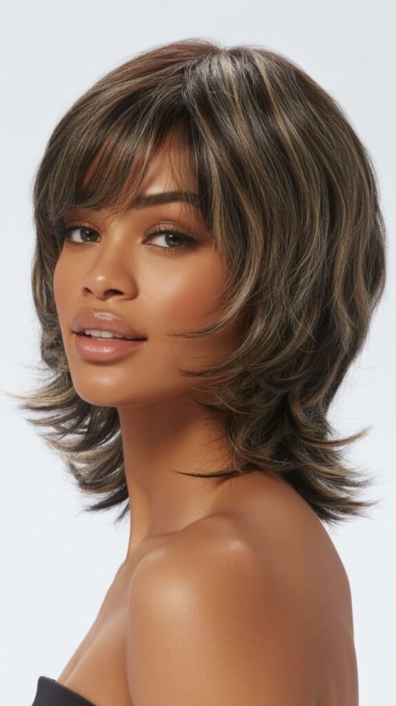 Layered Shag with Bangs