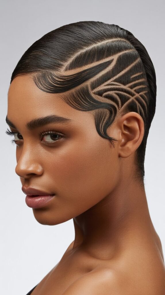 Low Cut with Defined Part and Design