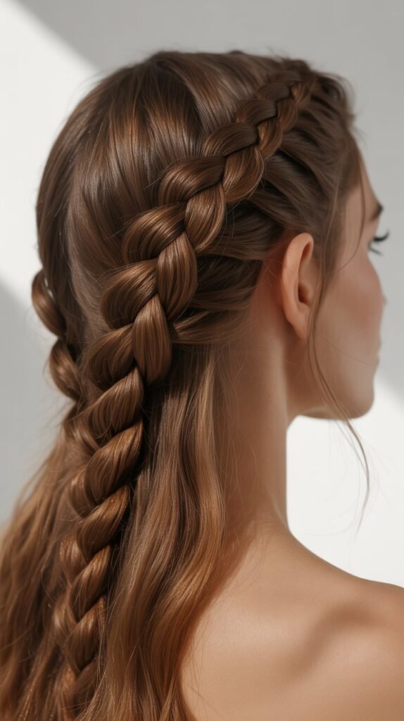  Dutch Braid (Reverse French Braid)