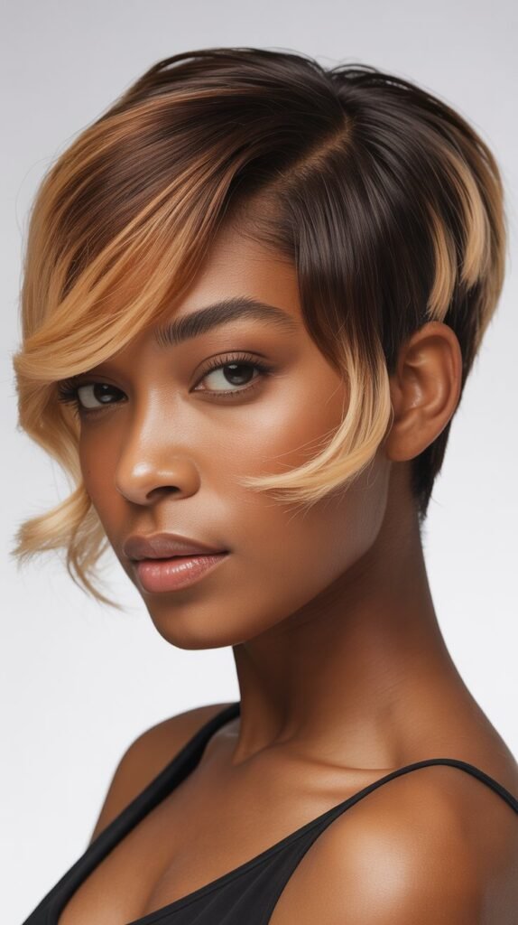 Low Cut with Ombre Effect