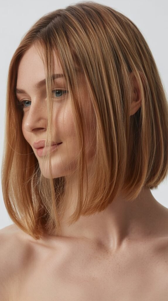  Long Bob with Wispy Ends