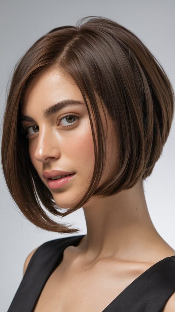 Angled Bob for Fine Hair