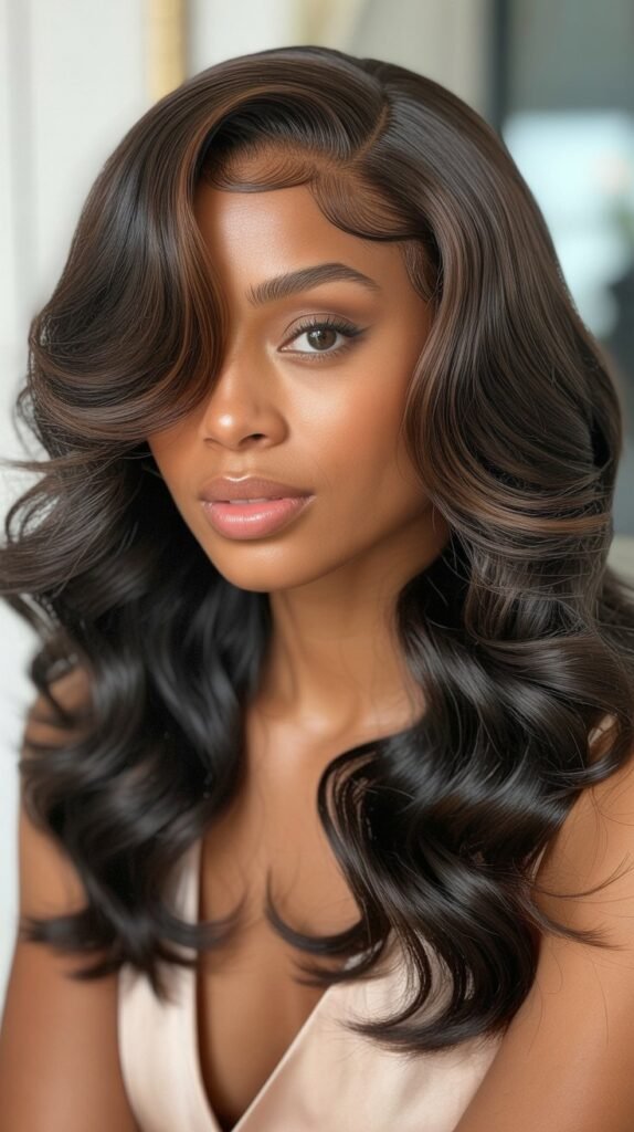 Side Part Soft Body Wave