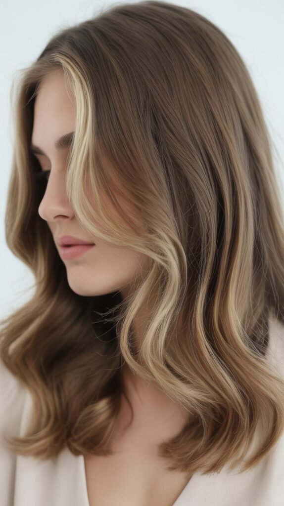 Ash Brown Money Pieces