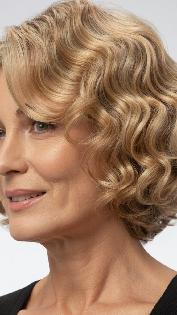 Wavy Bob with Soft Curls