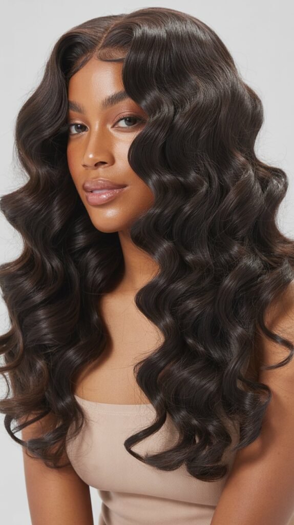Curly to Wave Transition Soft Body Wave