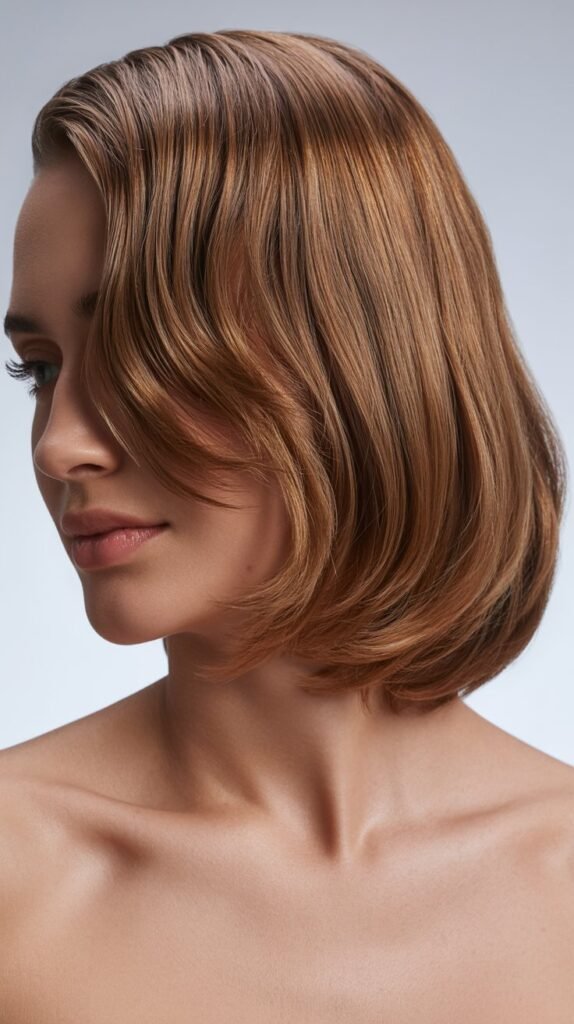 Side-Swept Long Bob