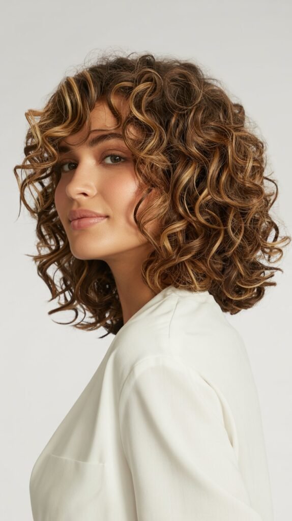 Long Curly Bob (Lob)