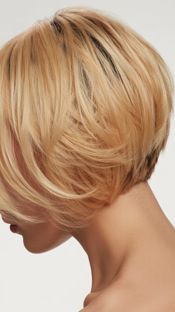 Inverted Bob with Stacked Back