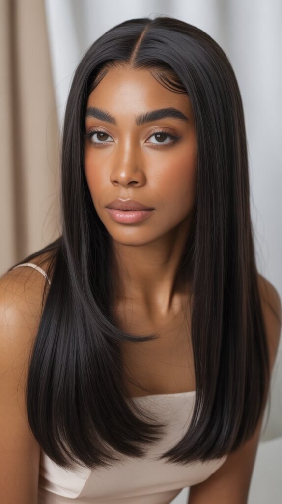  Heat-Resistant Synthetic Straight Wig