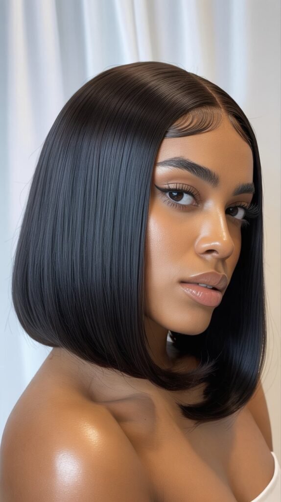 Sleek Straight Bob Extension Blend