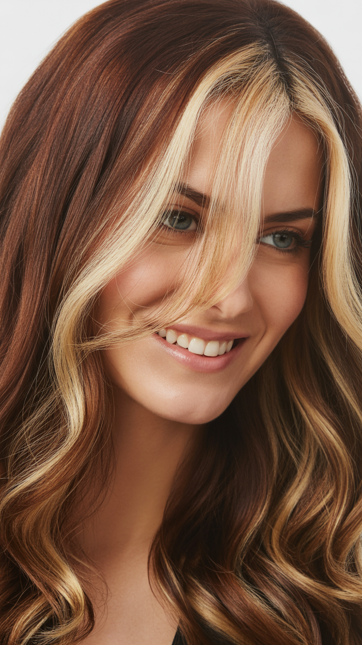 Stunning Blonde Hair Highlights on Brown Hair