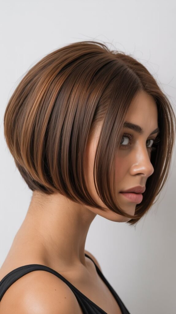 Natural Angled Bob