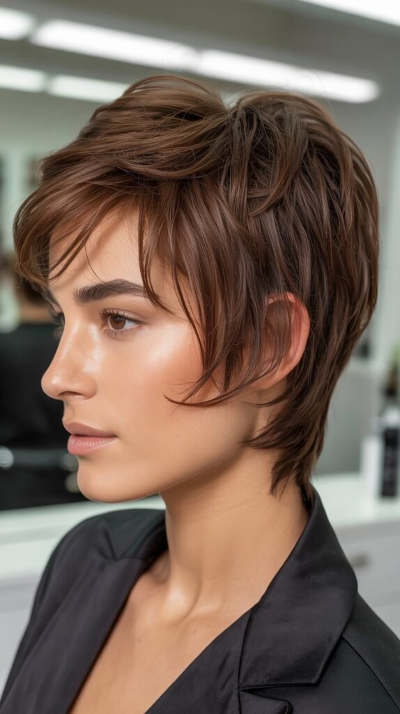 Feathered Shaggy Pixie