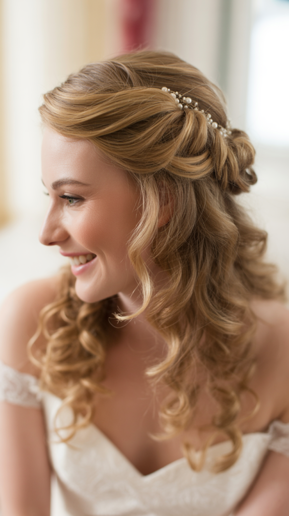  Classic Twisted Half-Up Style