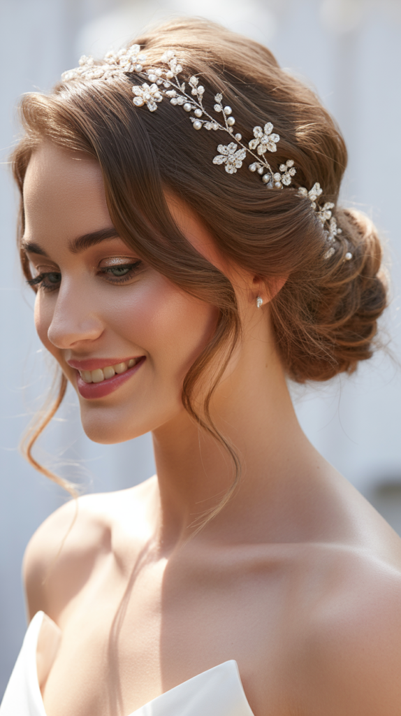  Half-Up with Hair Vine