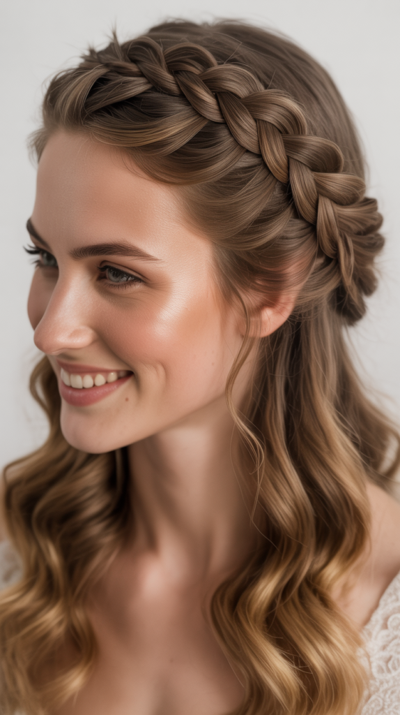 Double Dutch Braid Half-Up