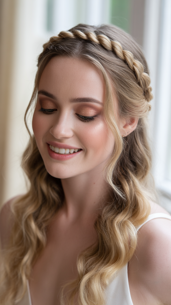 Double Dutch Braid Half-Up