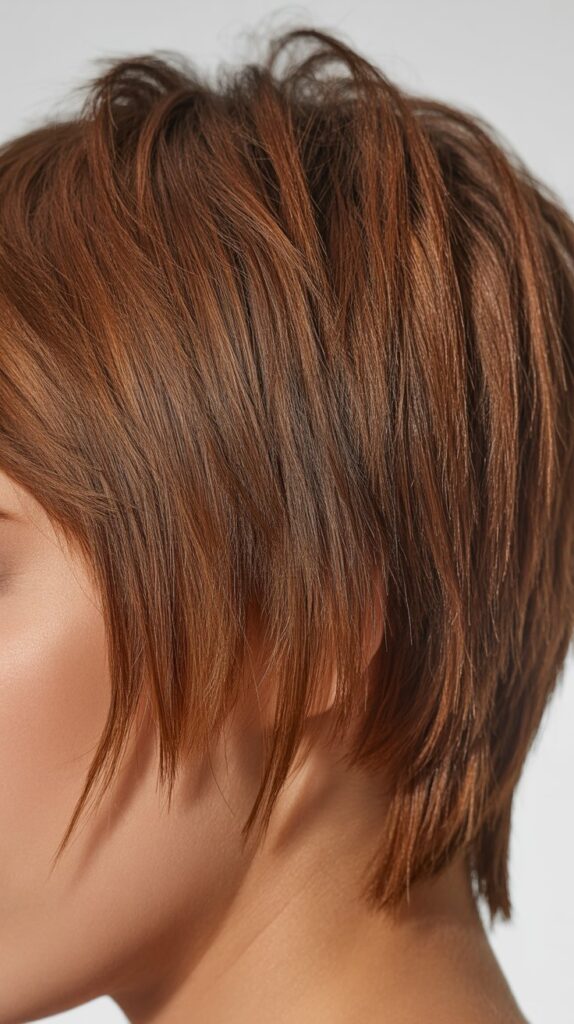 Choppy Pixie with Razor Cut Edges