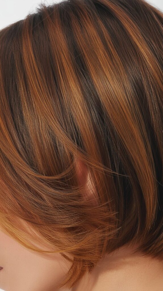 27+ Trendy Lowlights for Short Brown Hair on Brunettes 22 Root Smudge with Lowlights