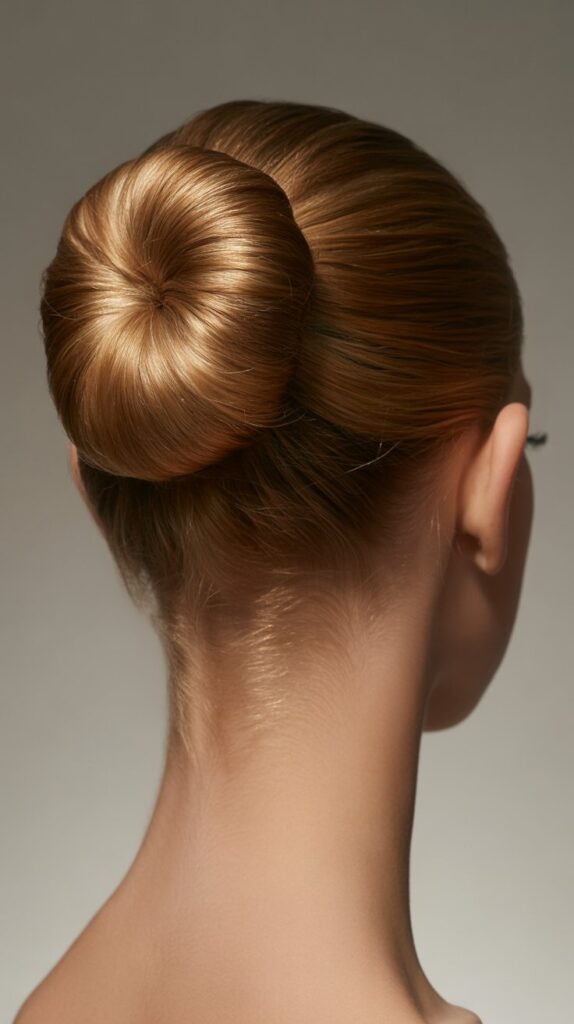 27 Elegant Greasy Hair Updo Hairstyles 4 The Sleek Ballerina Bun