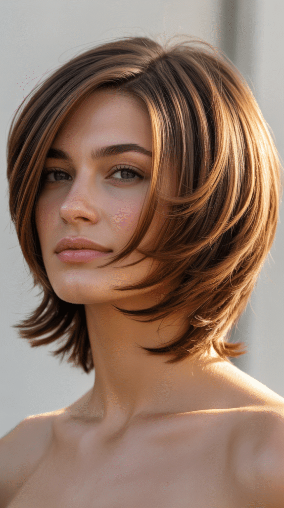 Best 30+ Chic Short Stacked Inverted Bob Haircuts for a Modern Look 5 Layered Stacked Inverted Bob