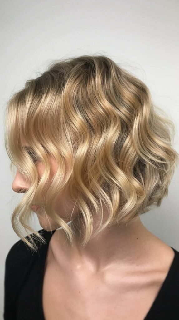 Wavy Textured Bob