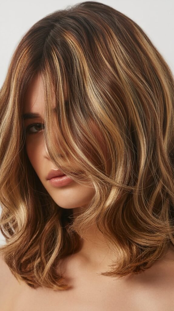 Balayage-Enhanced Textured Bob