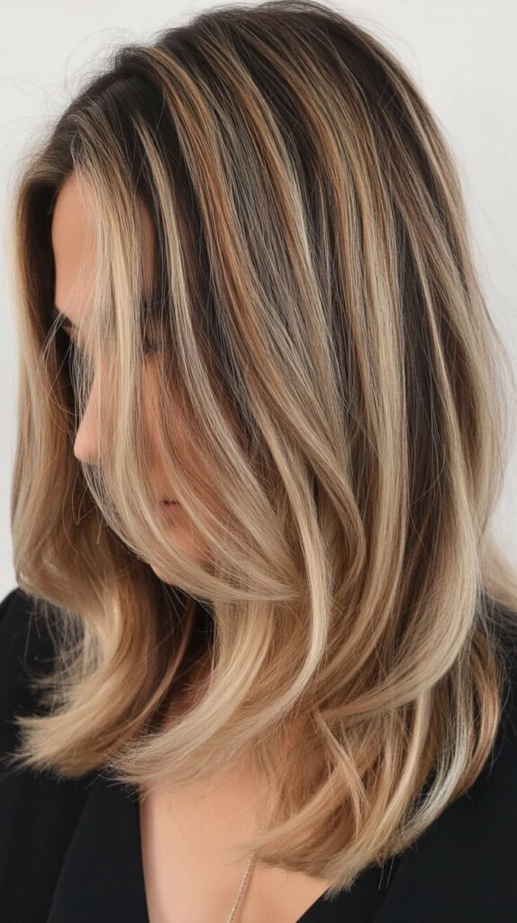 Linen Blonde with Java Lowlights