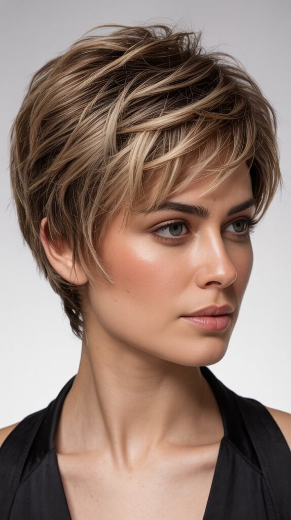 Classic Textured Shaggy Pixie