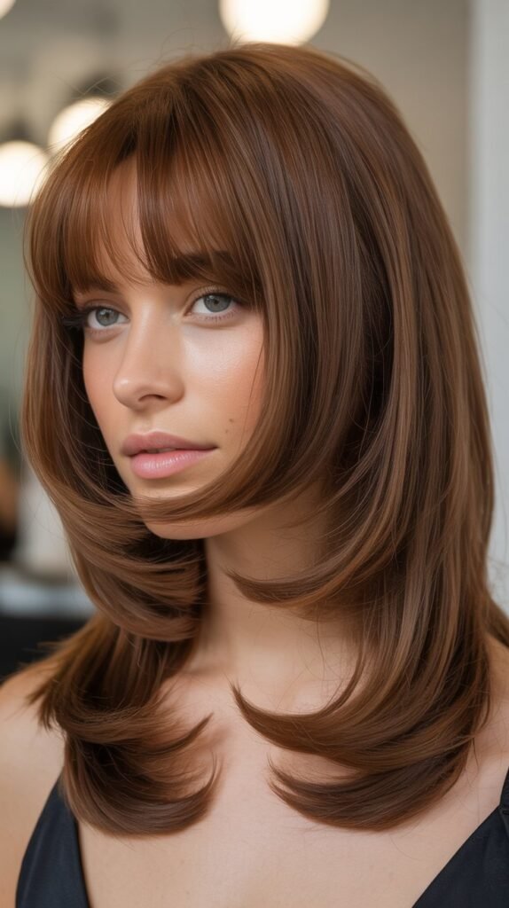 Thick Hair Long Bob with Weight-Removing Layers