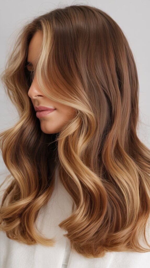 Bronde (Brunette-Blonde Blend)