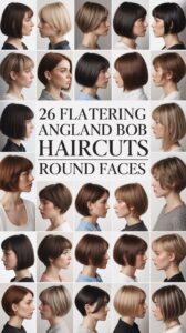 26 Flattering Angled Bob Haircuts Round Faces