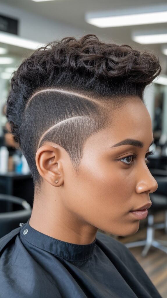 Textured Fade with Defined Part