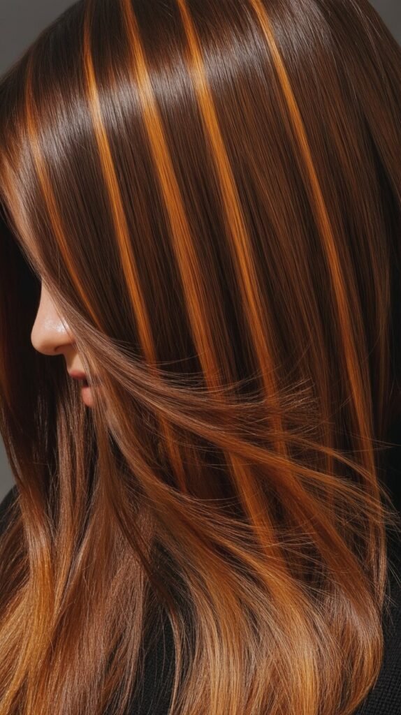  Glossy Caramel Highlights