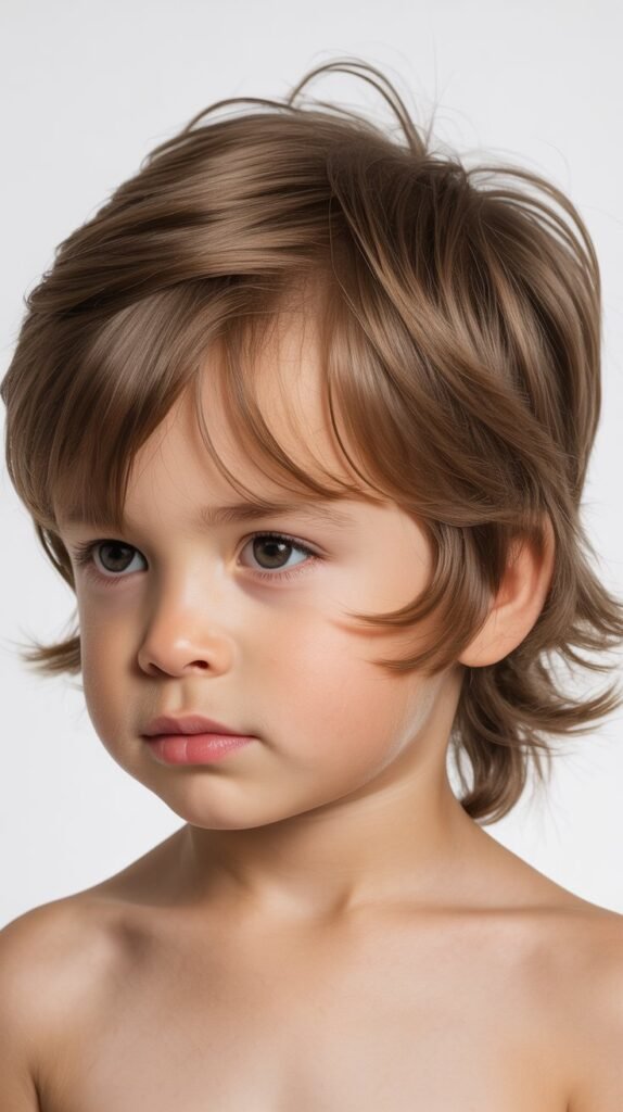 Textured Shag with Bangs