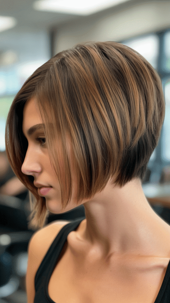 Best 37 Flattering Stacked Inverted Bob Haircuts for Thin Fine Hair 23 Stacked Bob with Volume-Boosting Cut Techniques