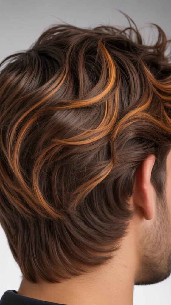 Caramel Highlights for Short Brown Hair