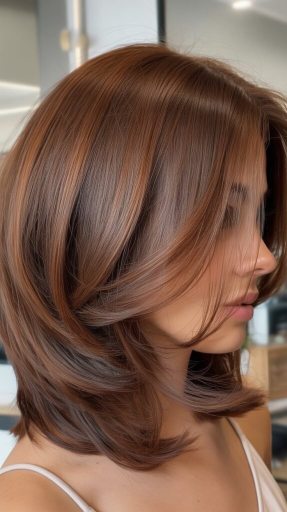Layered Bob for Thick Hair