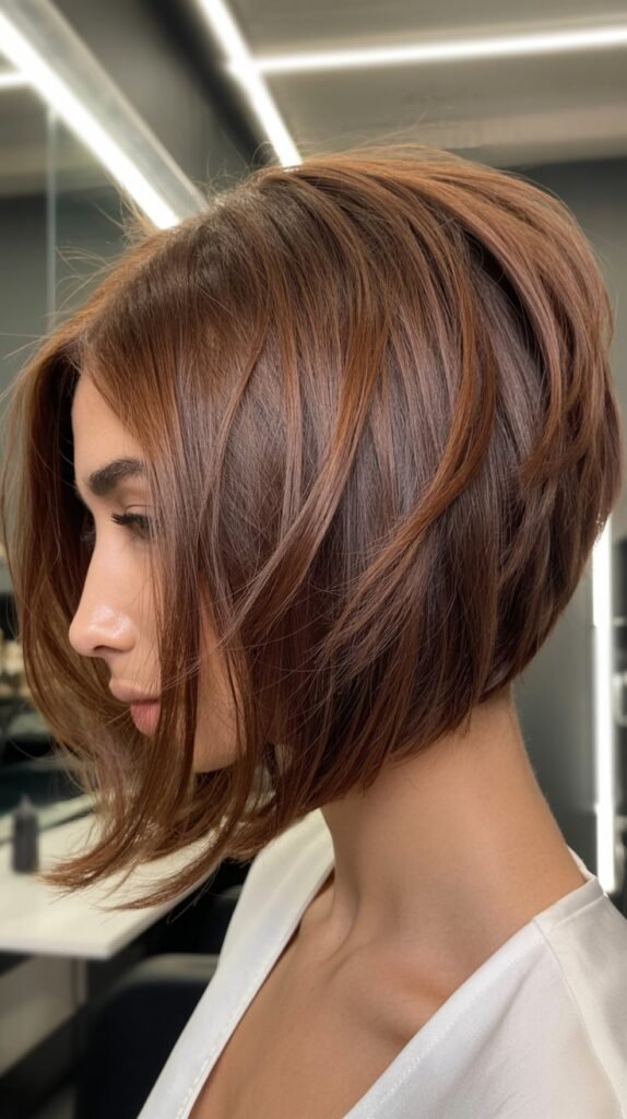 Angled Bob with Disconnected Layers