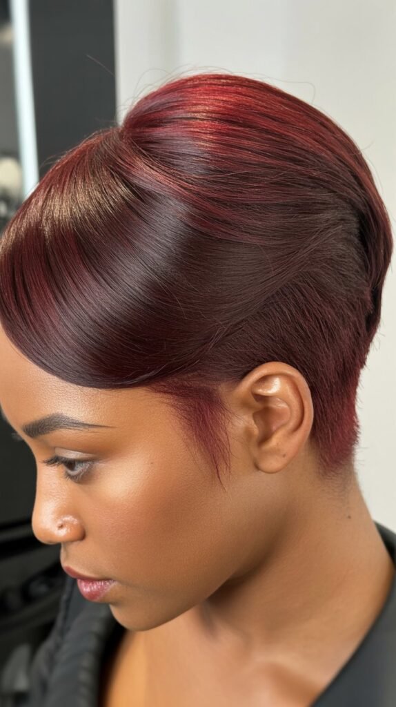 Low Cut with Burgundy/Red Tones