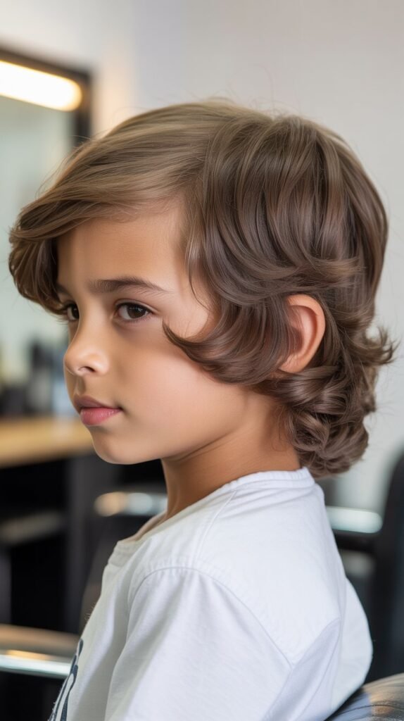 Long Layered Gentleman's Cut