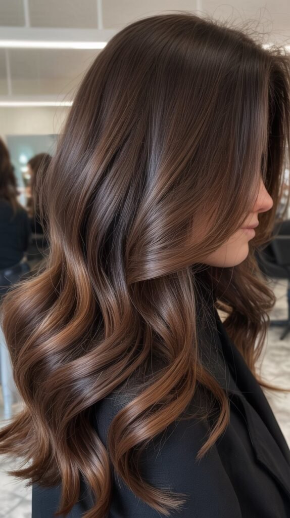  Espresso Balayage Foilayage Hybrid